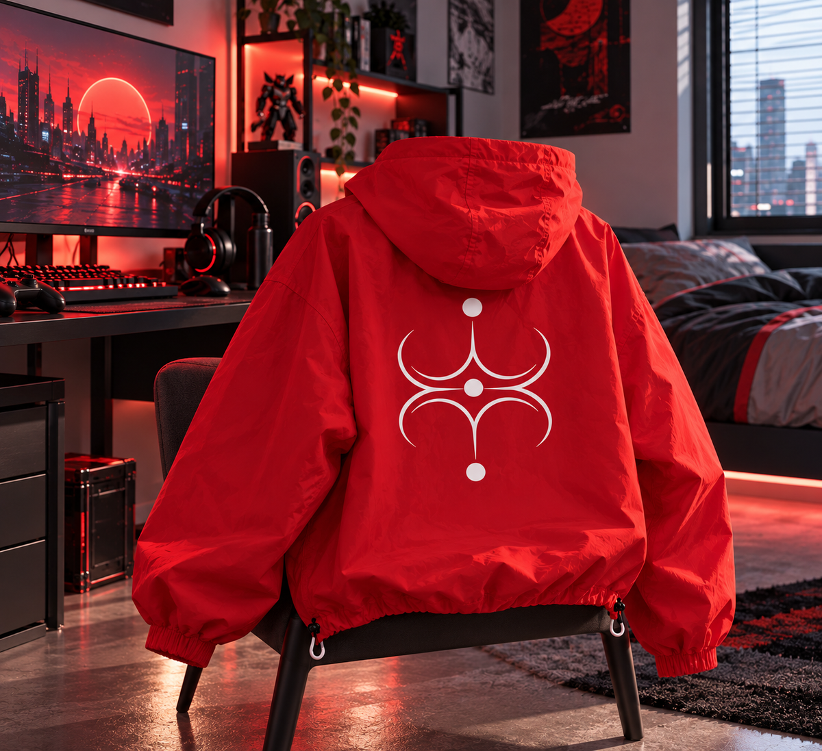 Windbreaker Gamer Jacket | CODE 001 ALIGNMENT
