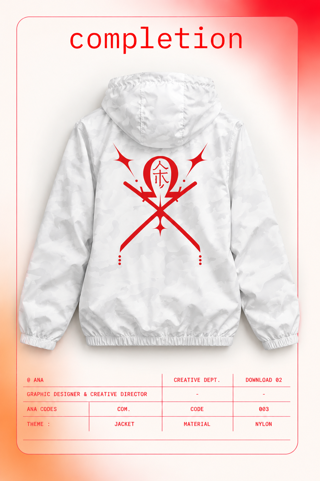 Colorful Cyber Windbreaker | CODE 003 COMPLETION