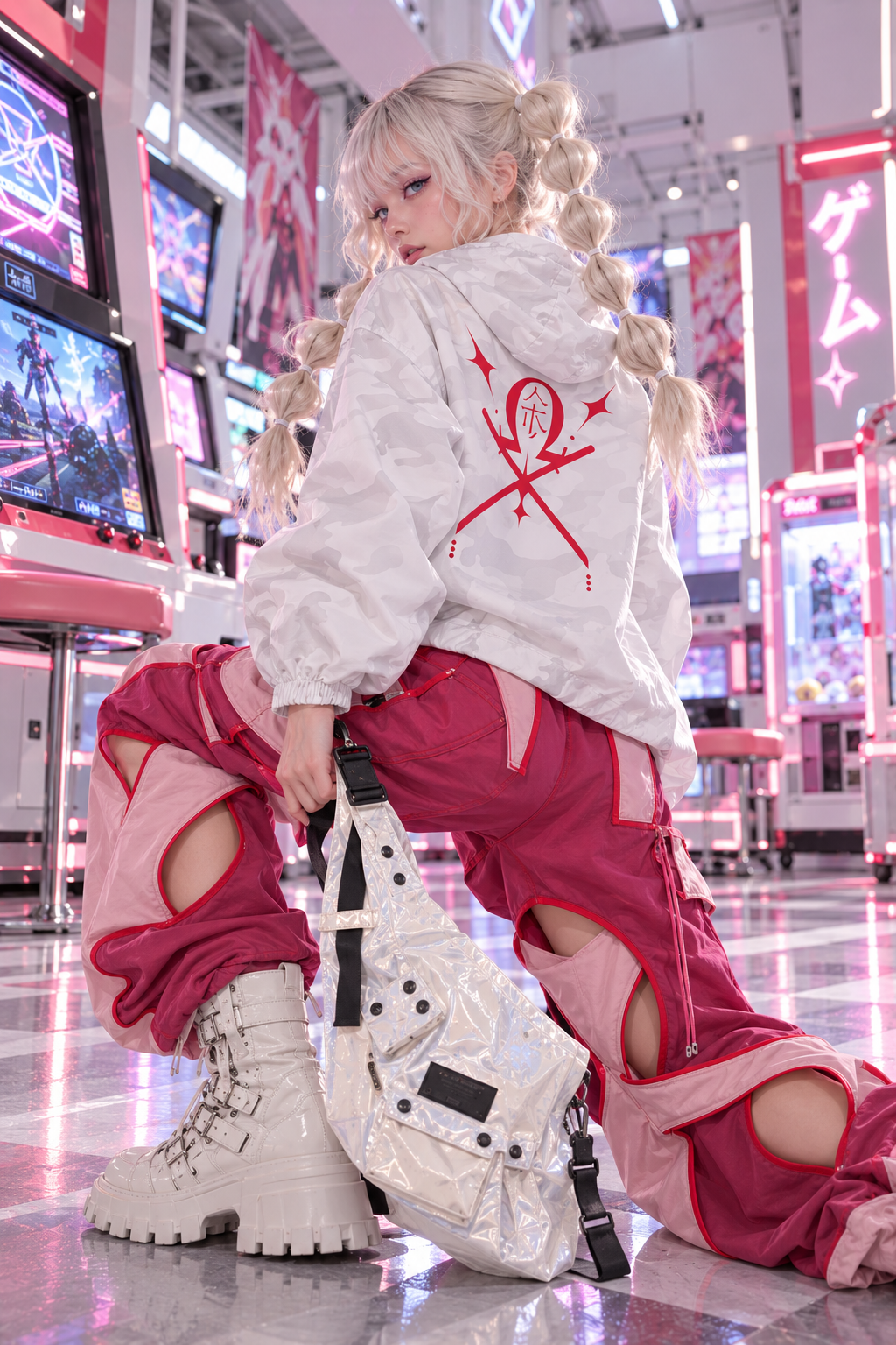 Colorful Cyber Windbreaker | CODE 003 COMPLETION