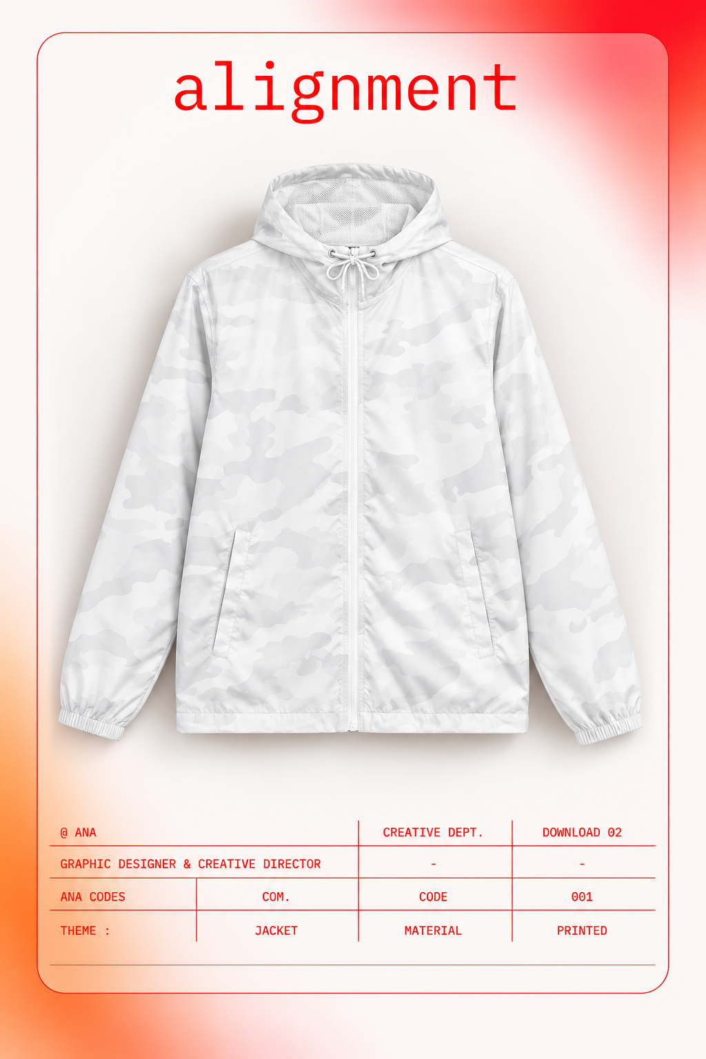 Windbreaker Gamer Jacket | CODE 001 ALIGNMENT