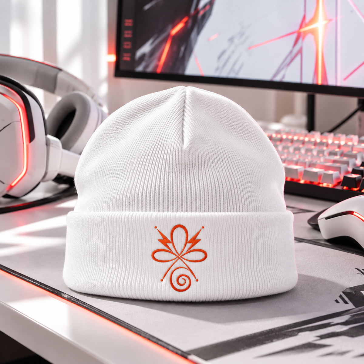 CyberPunk Gamer Beanie - CODE 002 _ STRENGHT