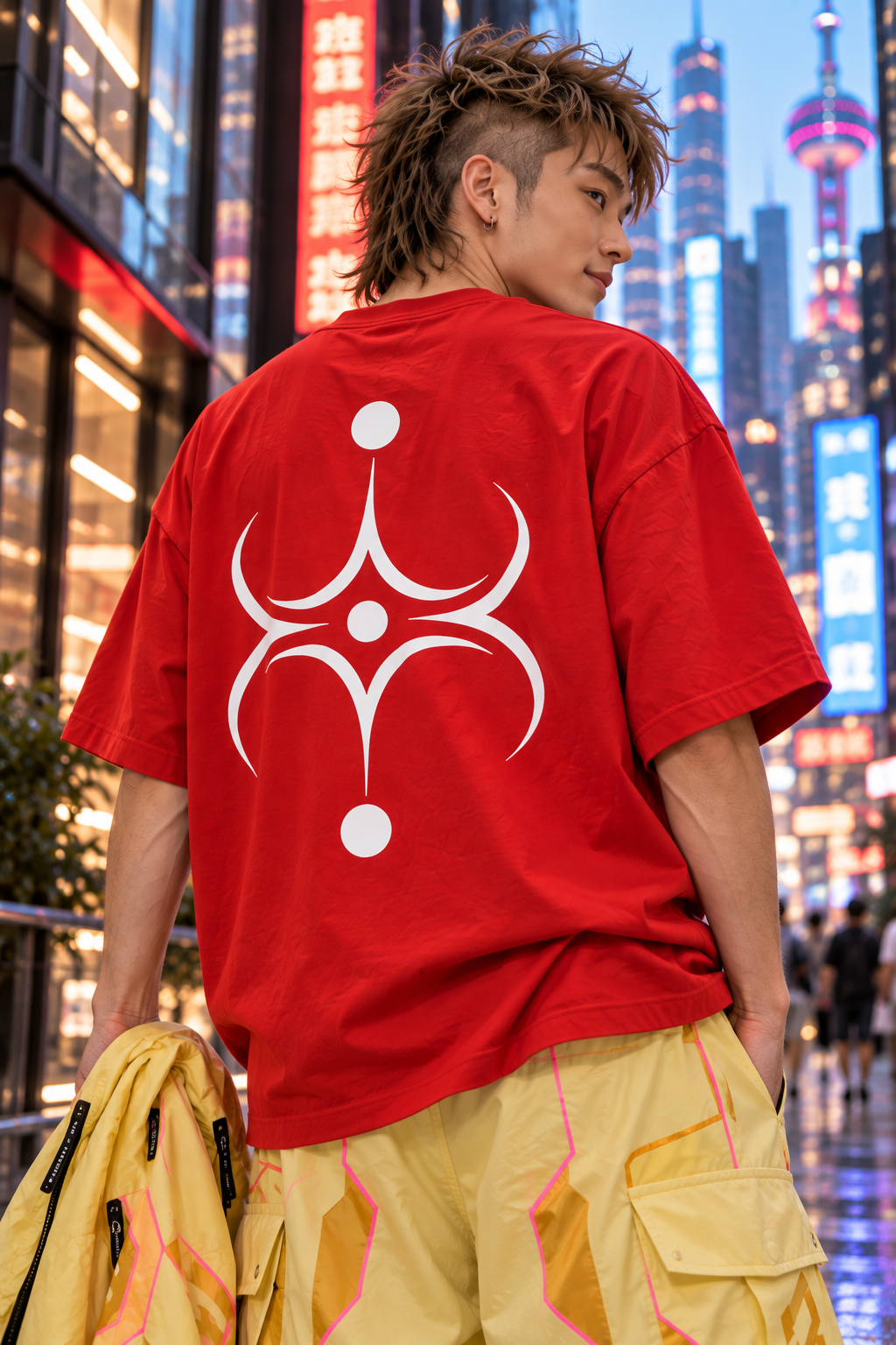 CODE 001 — ALIGNMENT | Cyberpunk Techwear T-Shirt