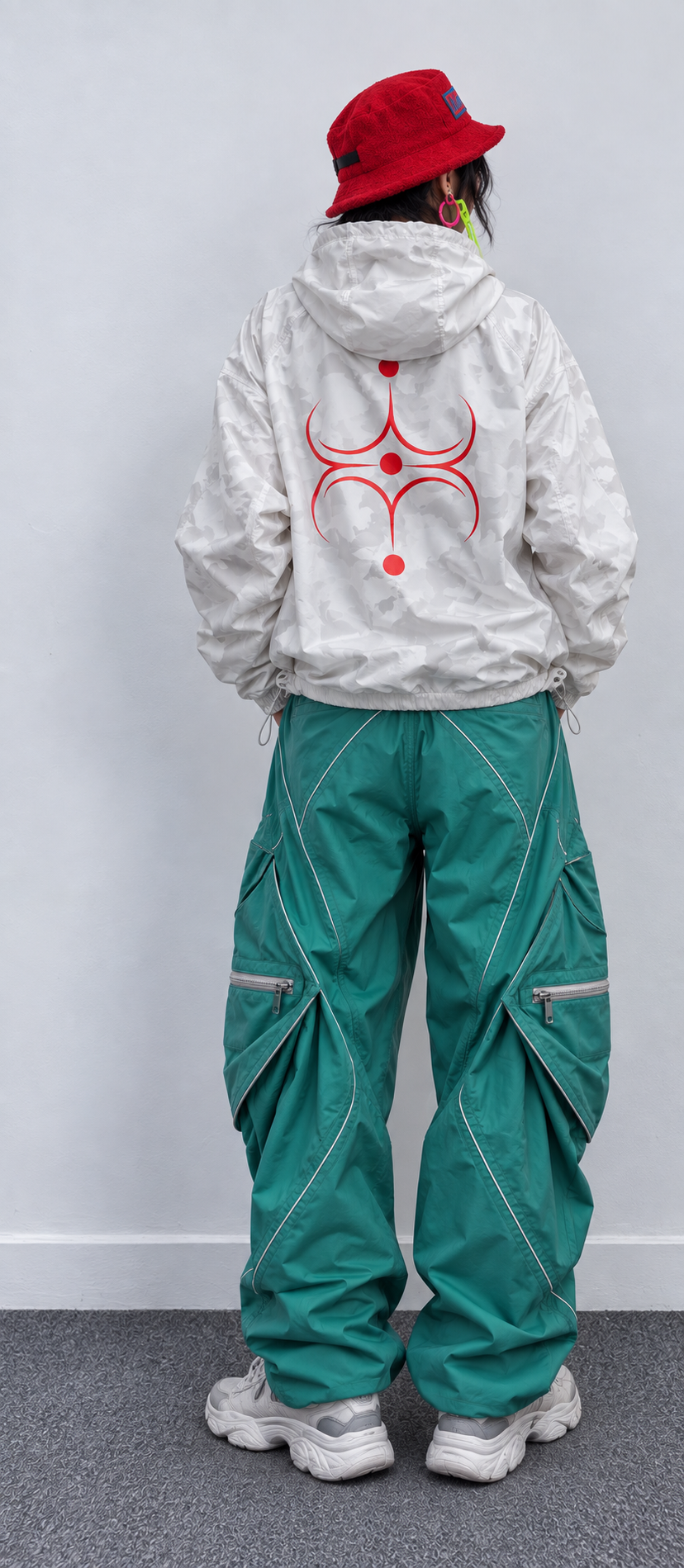 Full Zip Techwear windbreaker | CODE 004