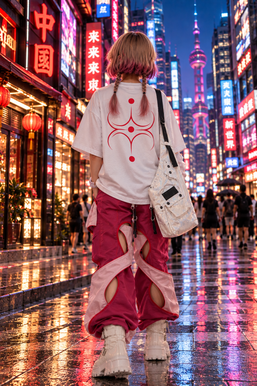 CODE 001 — ALIGNMENT | Cyberpunk Techwear T-Shirt
