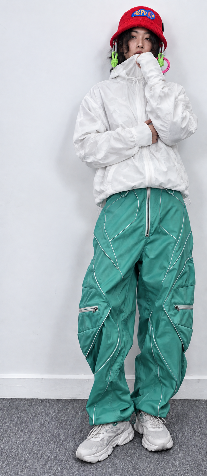 Full Zip Techwear windbreaker | CODE 004
