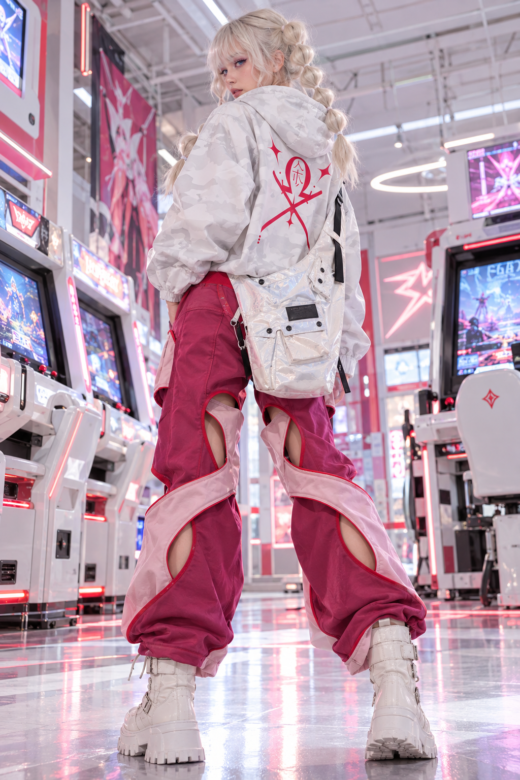 Colorful Cyber Windbreaker | CODE 003 COMPLETION