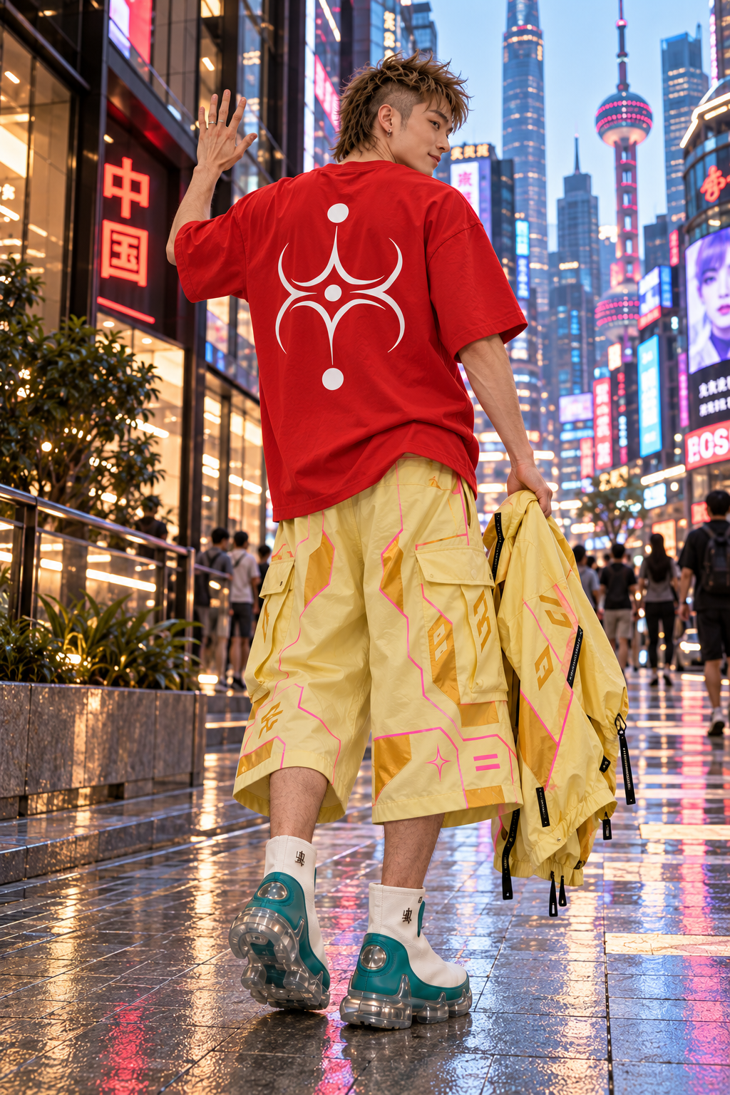 CODE 001 — ALIGNMENT | Cyberpunk Techwear T-Shirt