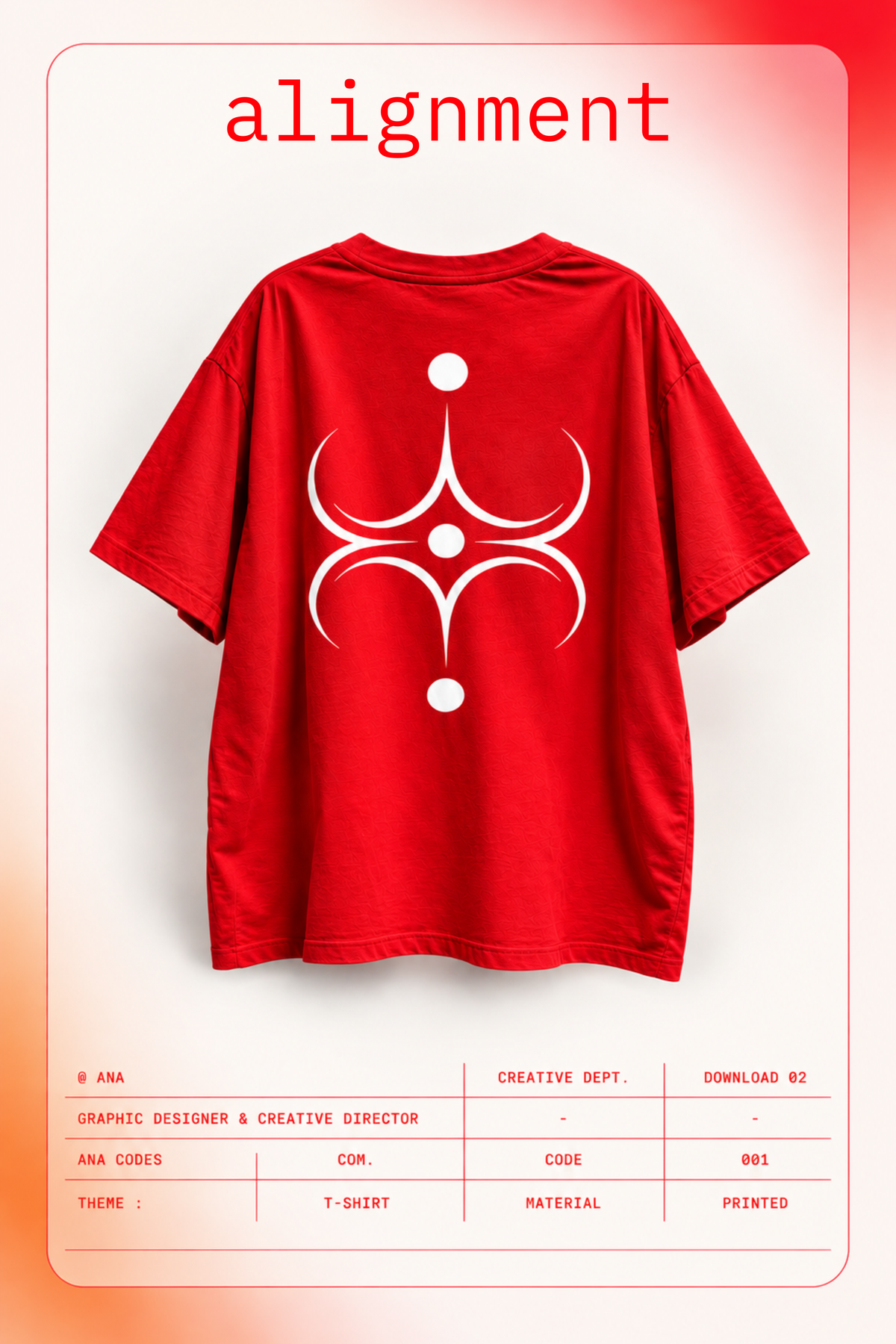 CODE 001 — ALIGNMENT | Cyberpunk Techwear T-Shirt